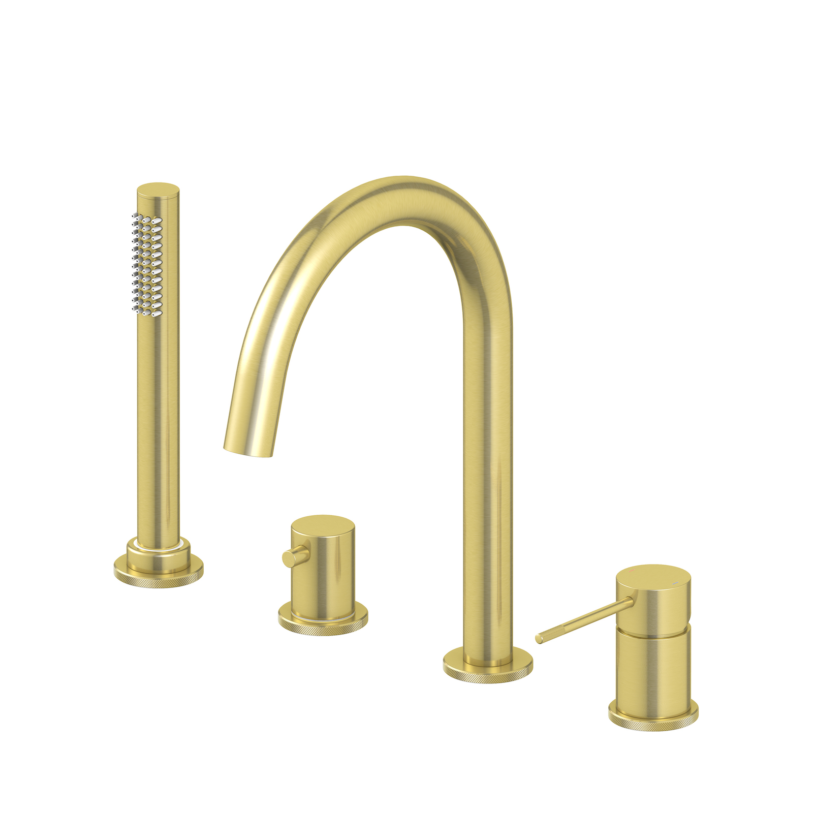 Смеситель на борт ванны Timo Saona 2320/17Y золото матовое