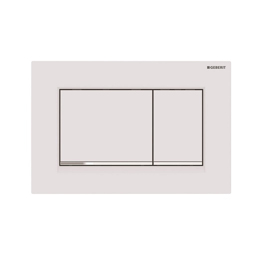 Кнопка смыва Geberit Sigma 30 115.883.JT.1 хром глянцевый/белый матовый