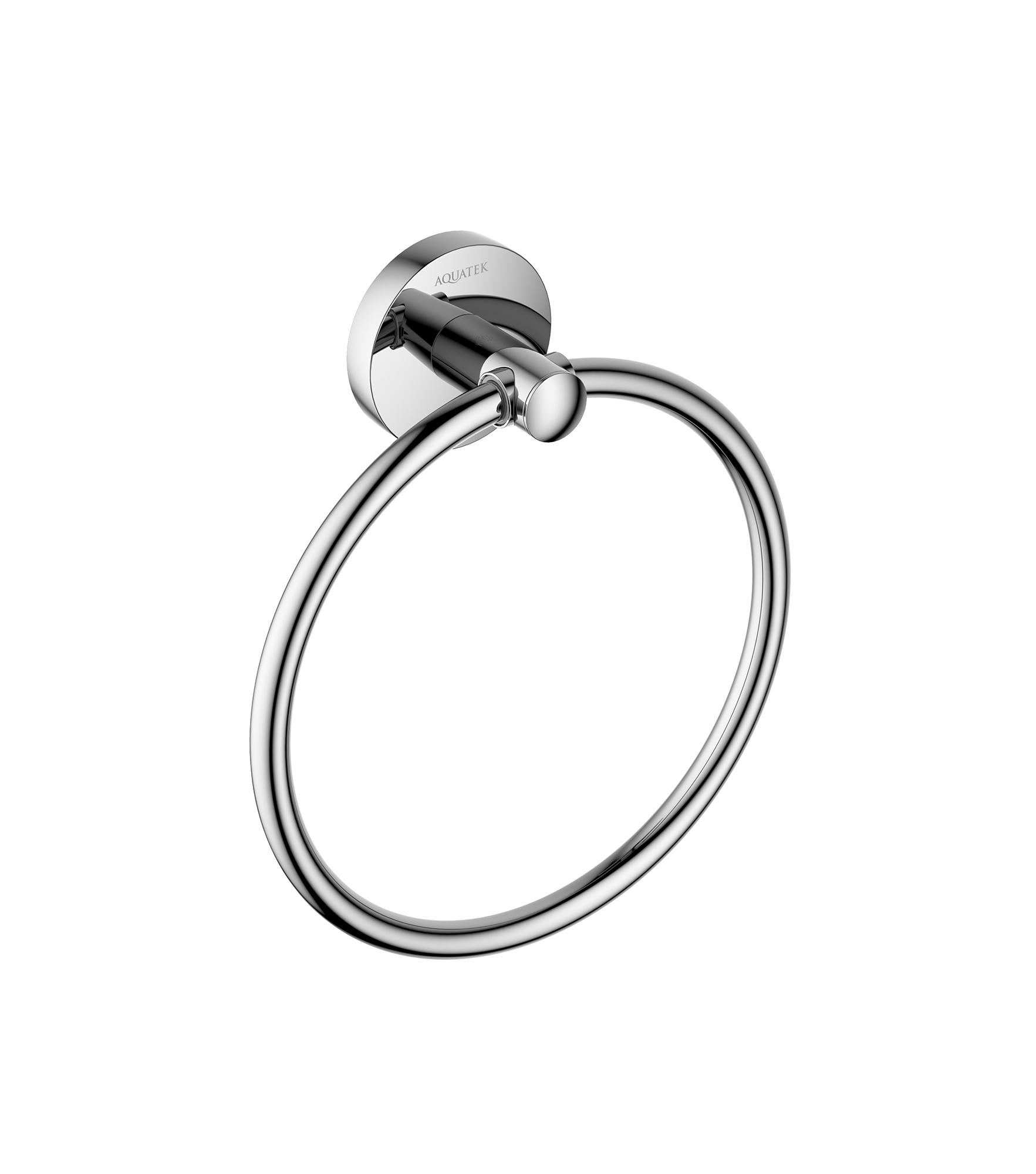 Полотенцедержатель-кольцо Aquatek Оберон AQ4212CR хром