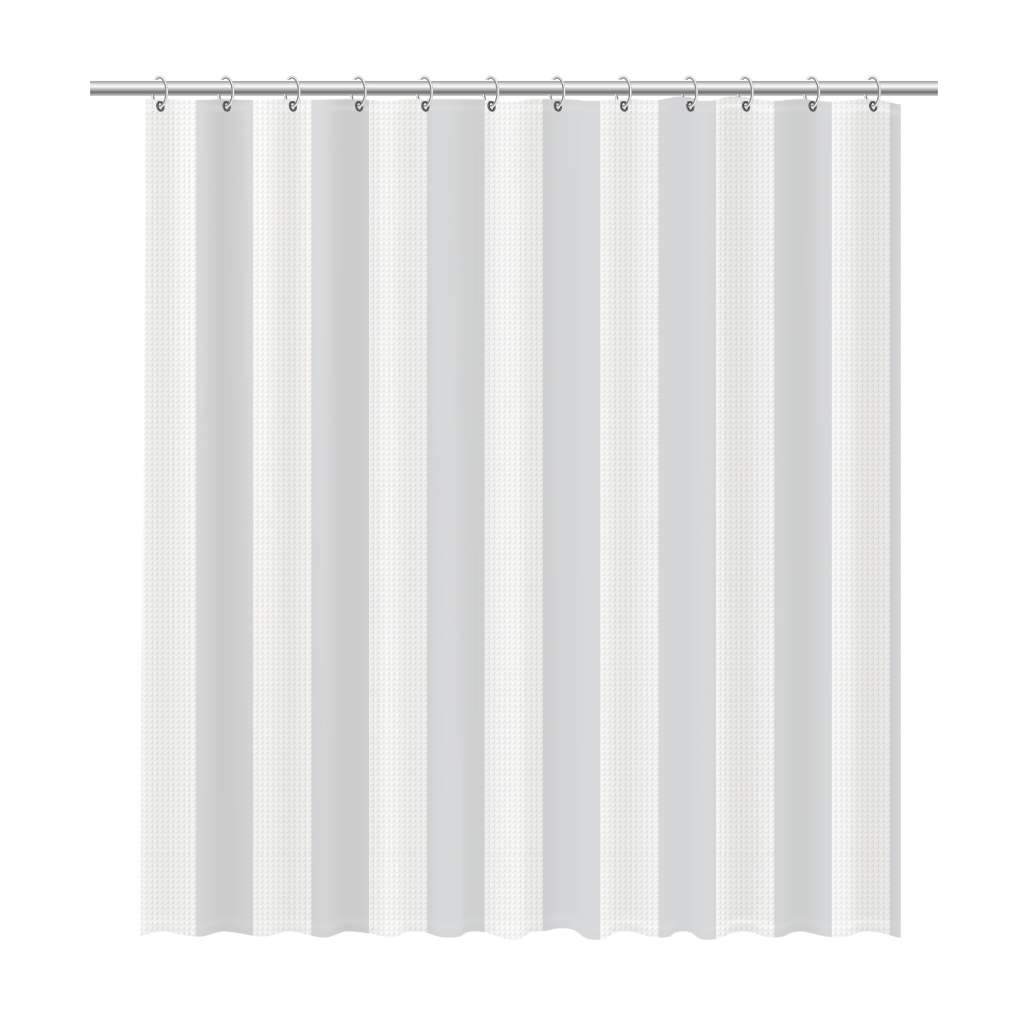 Шторка для ванной Fixsen Vafel, серая FX-5020K