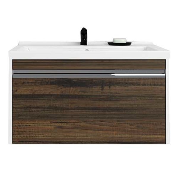 Тумба под раковину Акватон Капри 80 подвесная 1A230201KP010 Белая