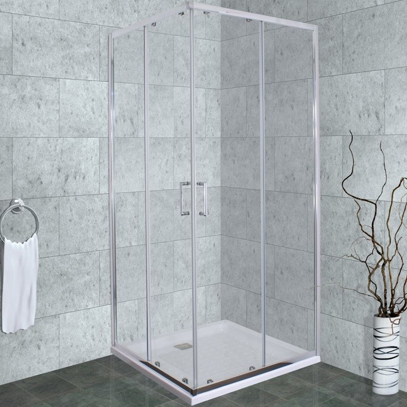 Душевой уголок Timo Altti 611 100x100 Clean Glass Хром