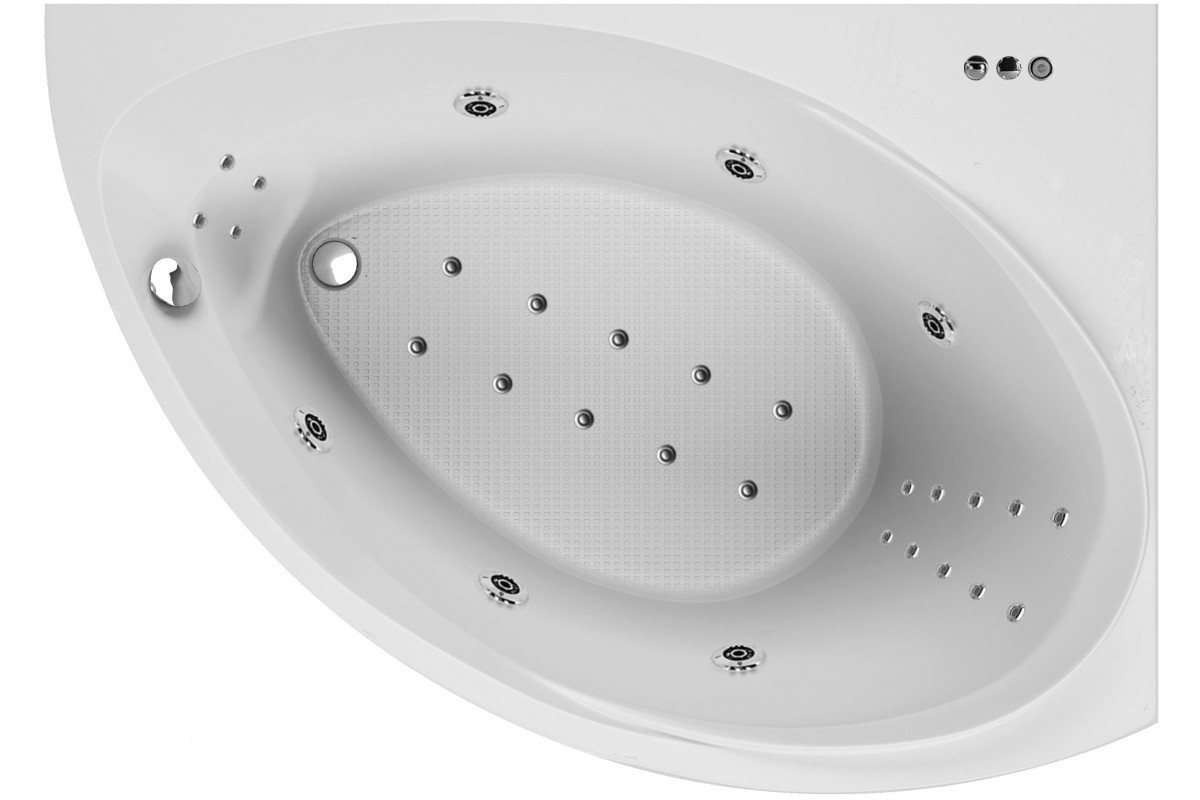 Ванна акриловая правосторонняя Relisan EcoPlus Ибица ППУ Гл000023038, 170x120