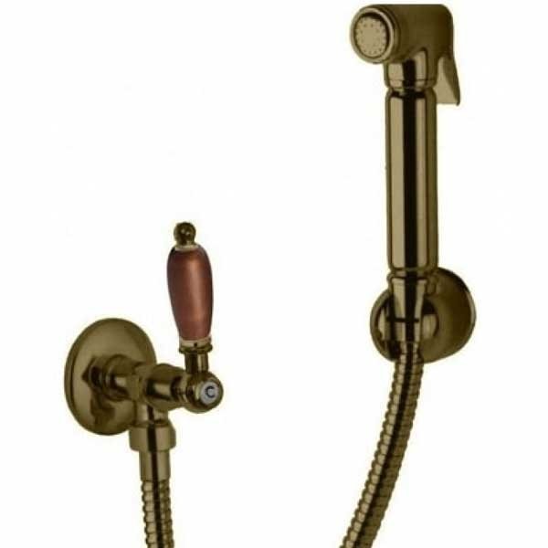Гигиенический душ Cezares First KS ручка Орех Бронза