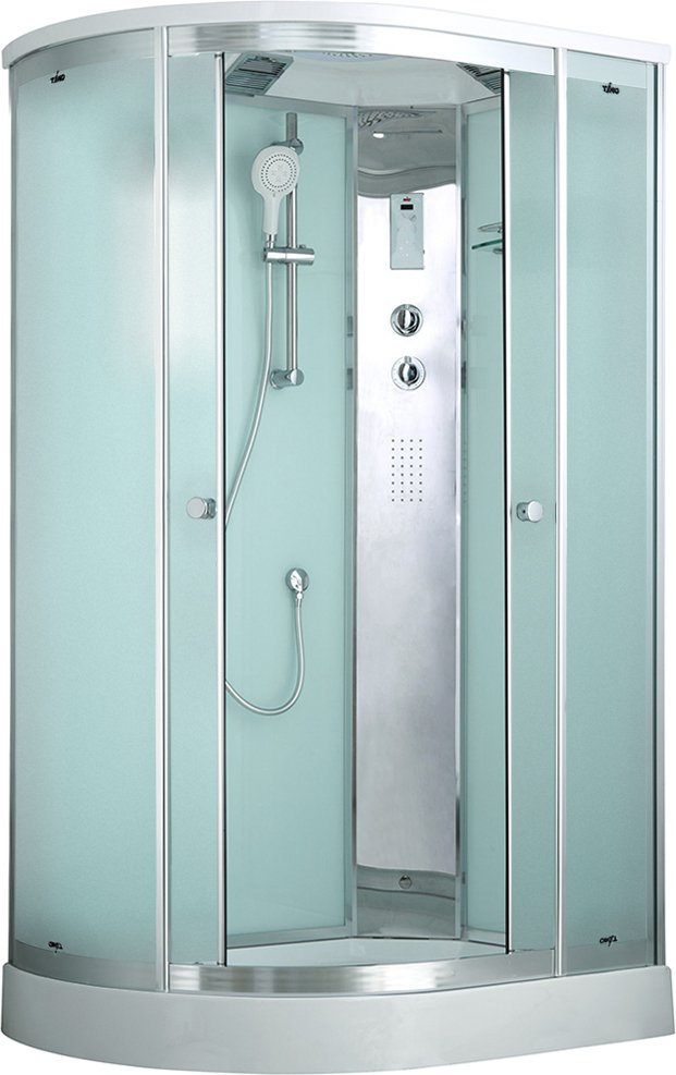 Душевая кабина Timo Comfort T-8802 R F 120x85x220 профиль хром глянцевый, стекло матовое
