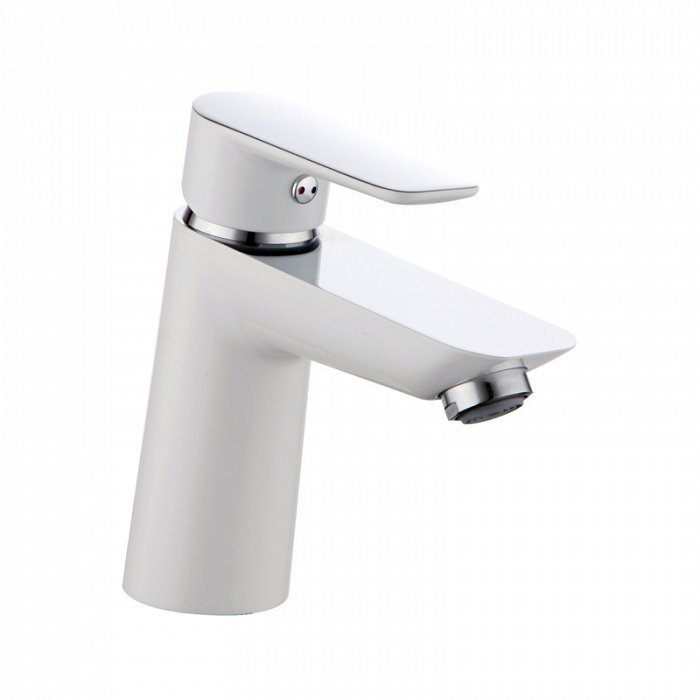 Смеситель для раковины IDDIS Cloud CLOSB00i01 хром глянцевый/белый