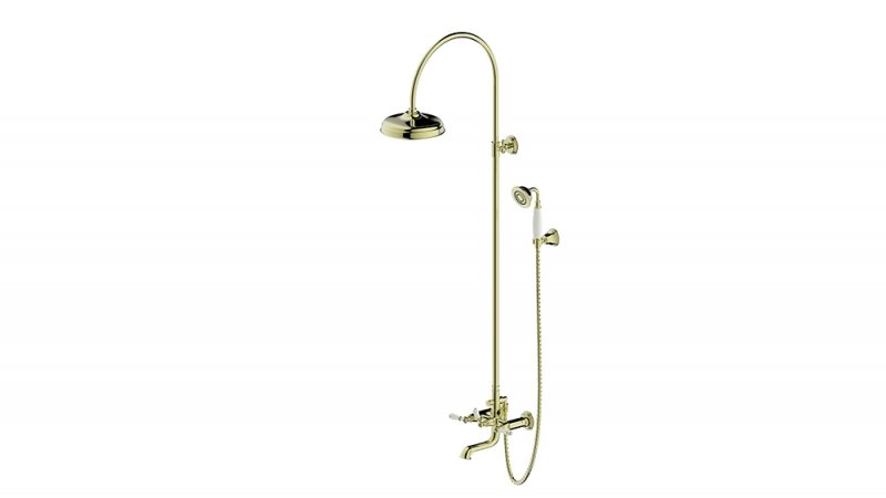 Душевая стойка Bravat ART F65193BAF-A2-RUS золото