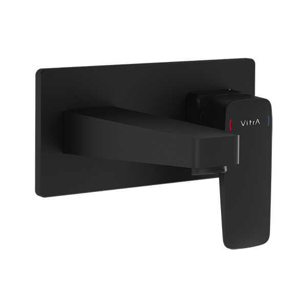 Смеситель для раковины Vitra Root Square A4273836EXP черный матовый