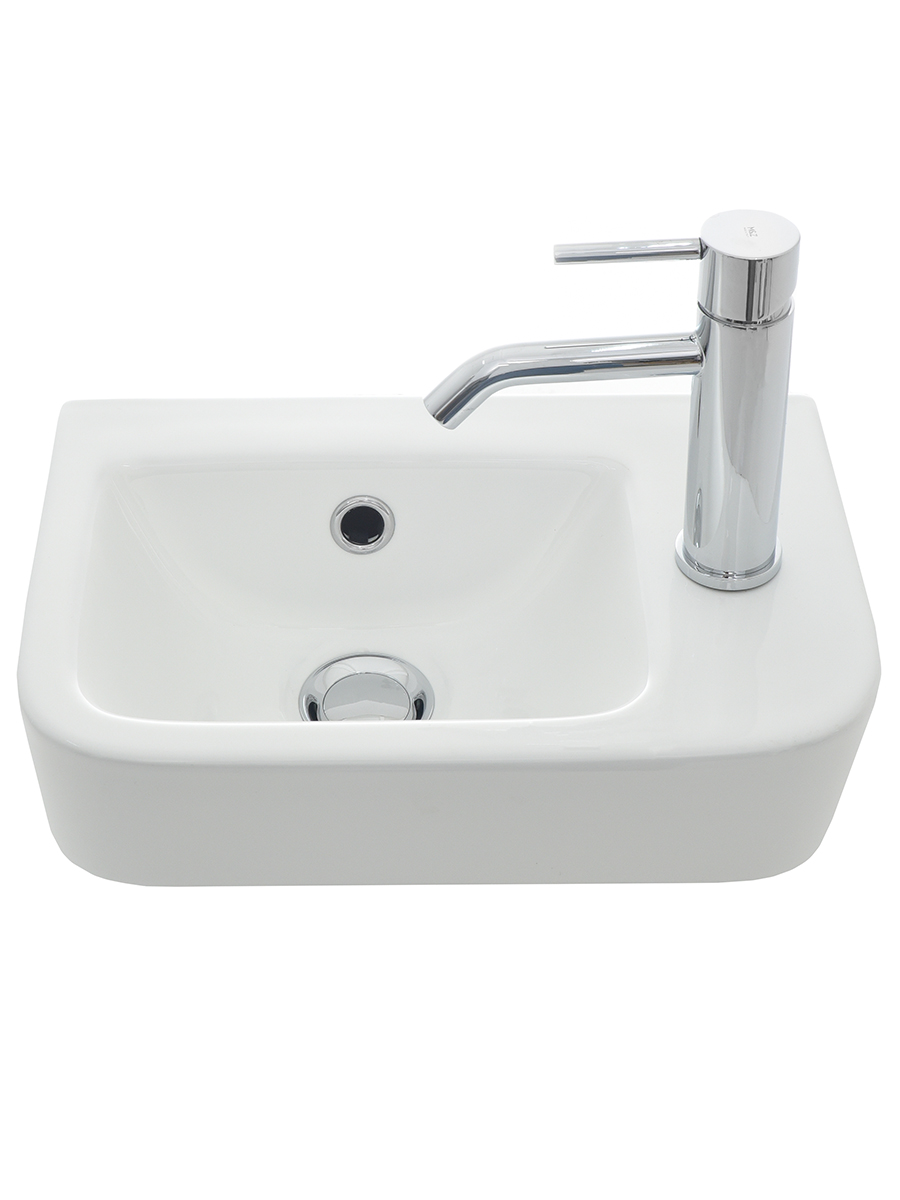 Раковина накладная 37.5см AQUAme AQM5006R белый