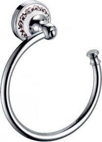 Кольцо для полотенец Fixsen Bogema FX-78511 Хром Белый