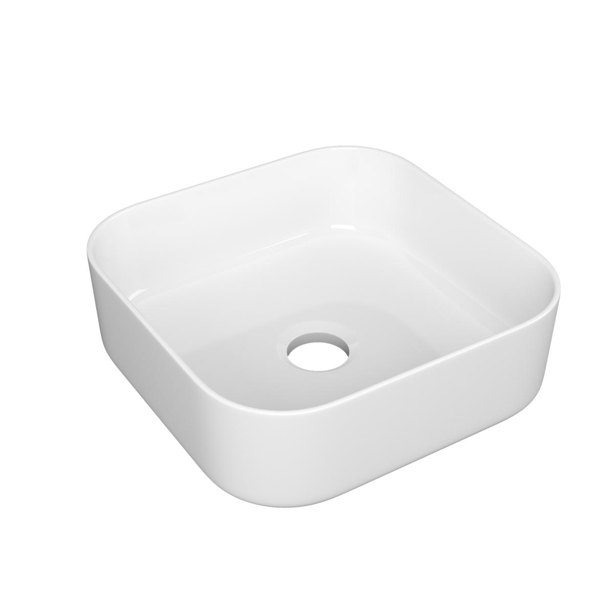 Раковина накладная 39см Point Меркурий PN43831 белый