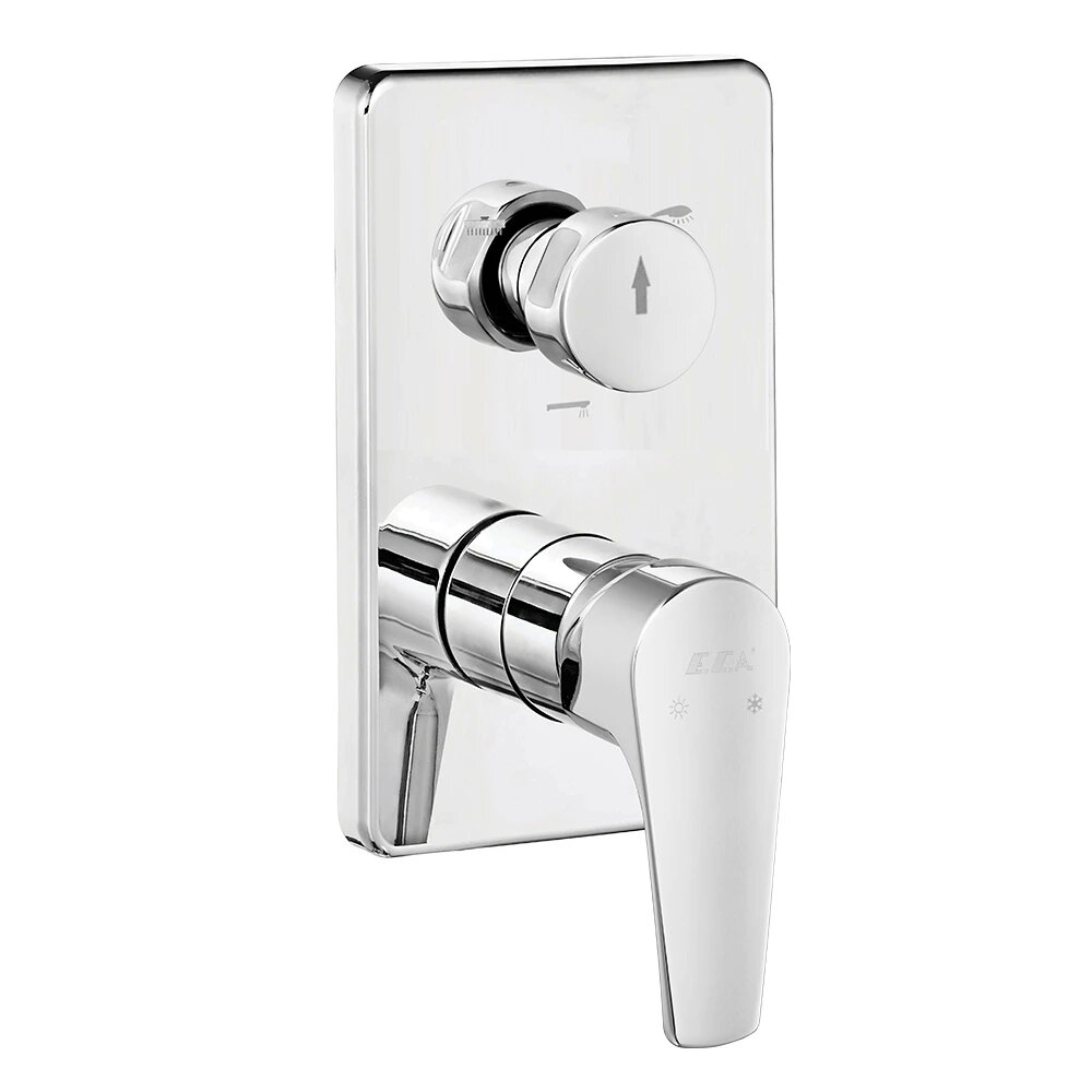 Смеситель для ванны на три потребителя E.C.A Niobe 102167313EX-K хром