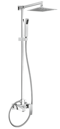 Душевая стойка Cezares QUATTRO-C-CVD-01-S хром