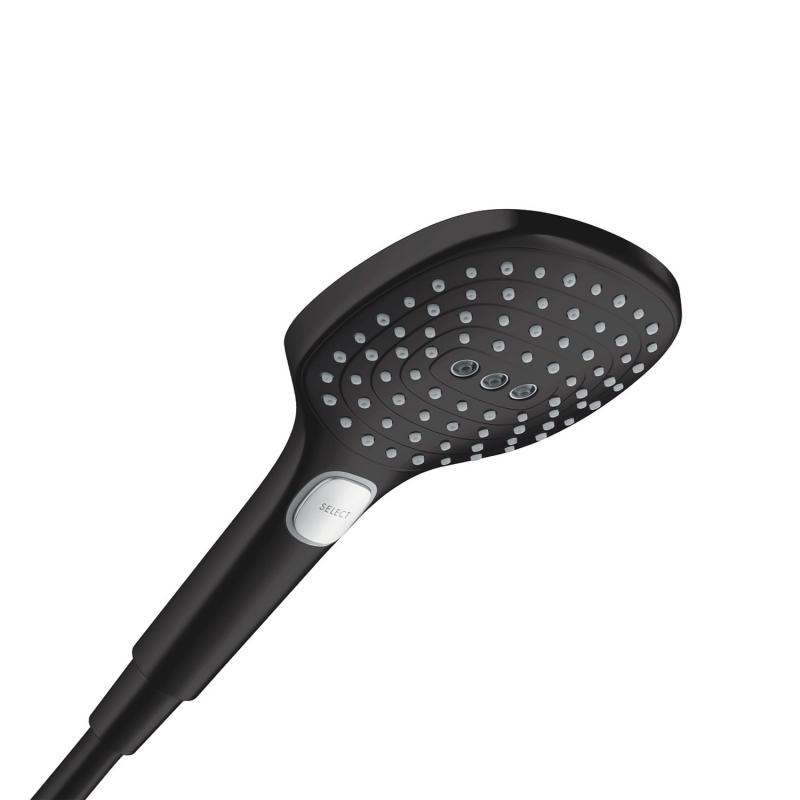 Душевая лейка Hansgrohe Raindance Select E 120 3jet 26520670 черный матовый