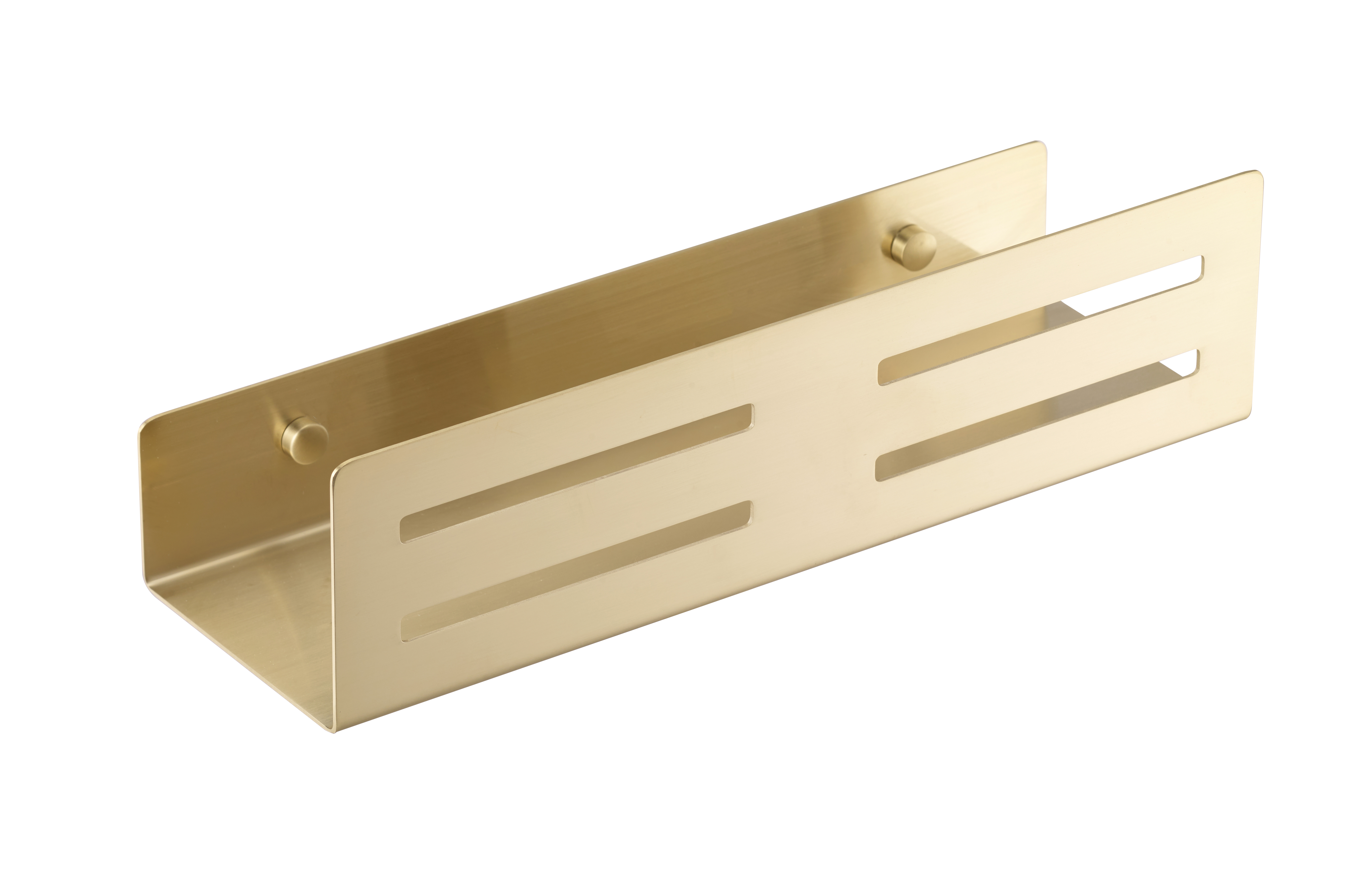 Полка прямая 30см Benesque Lumiere 70010204 латунь брашированная