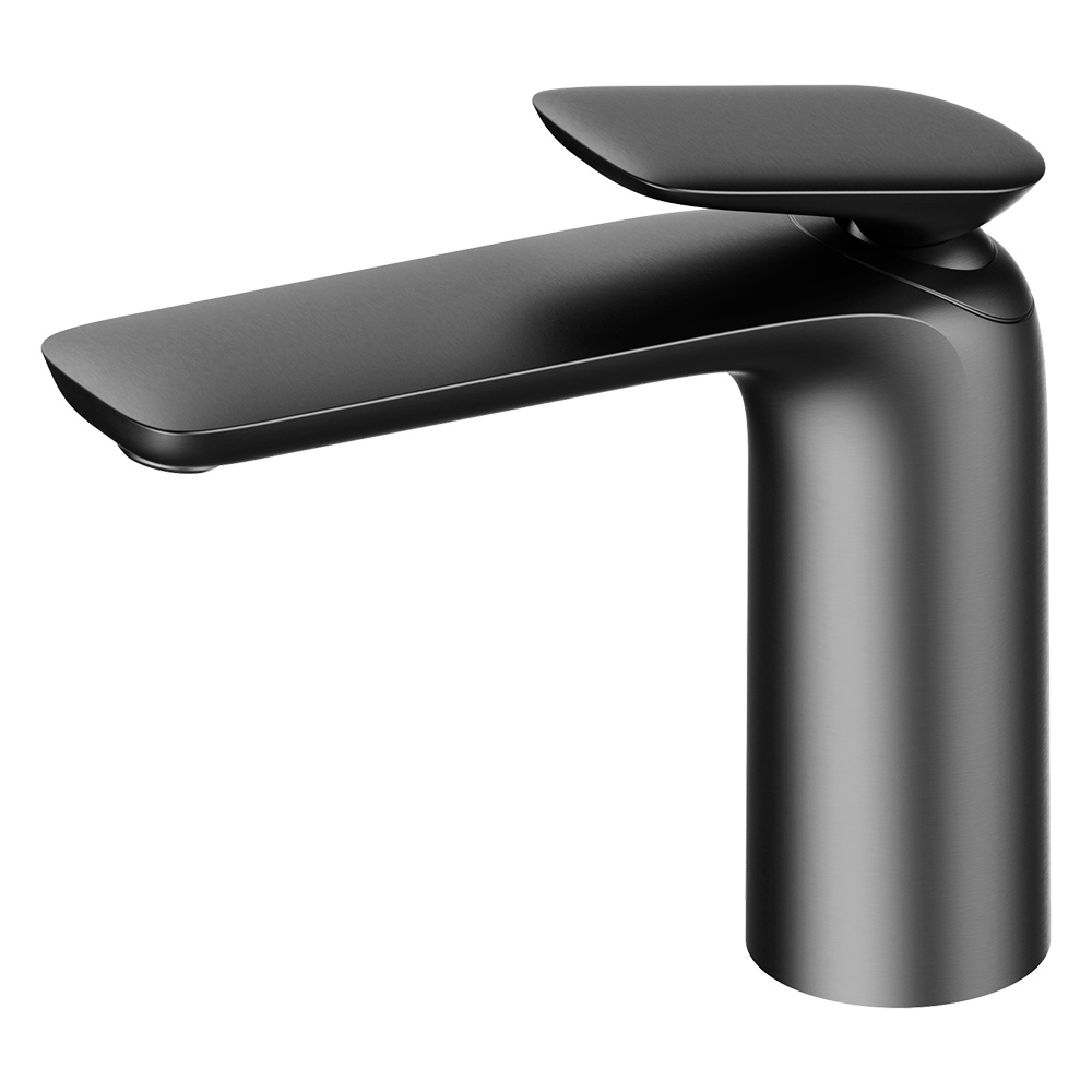 Смеситель для раковины AQUAme Como AQM6510GM вороненая сталь