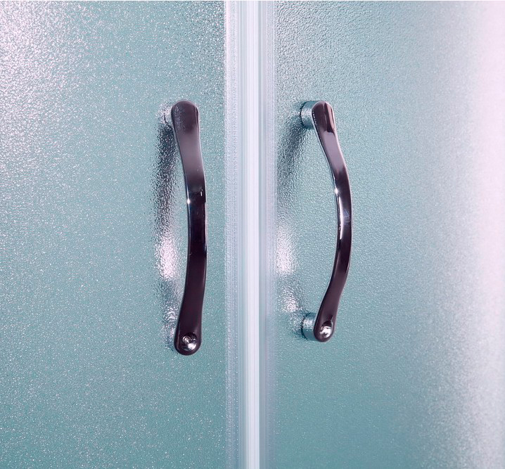 Душевая кабина Timo Eco TE-0701 P 100x100x215 профиль белый, стекло рифленое