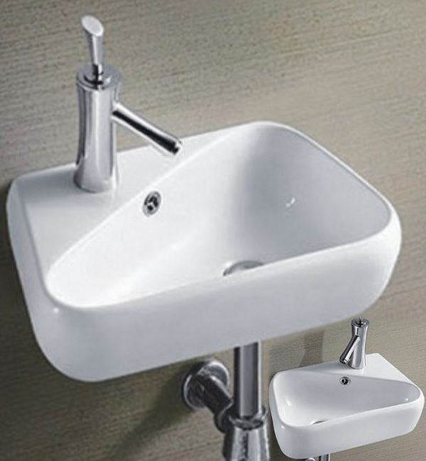 Раковина подвесная 45см Gid N9275 L белый