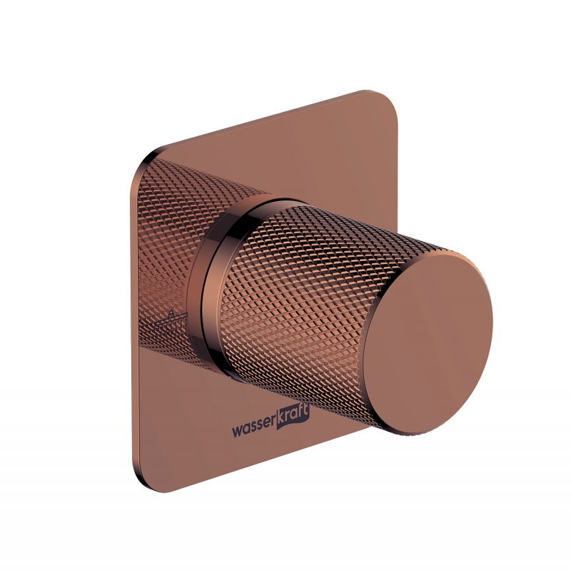 Переключатель для душа на 2 потребителя WasserKraft Paar A309 розовое золото