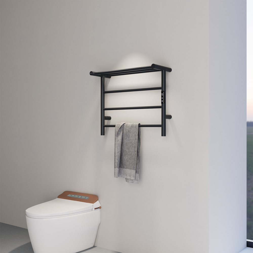 Полотенцесушитель электрический ABBER Standard AH4614MB черный матовый