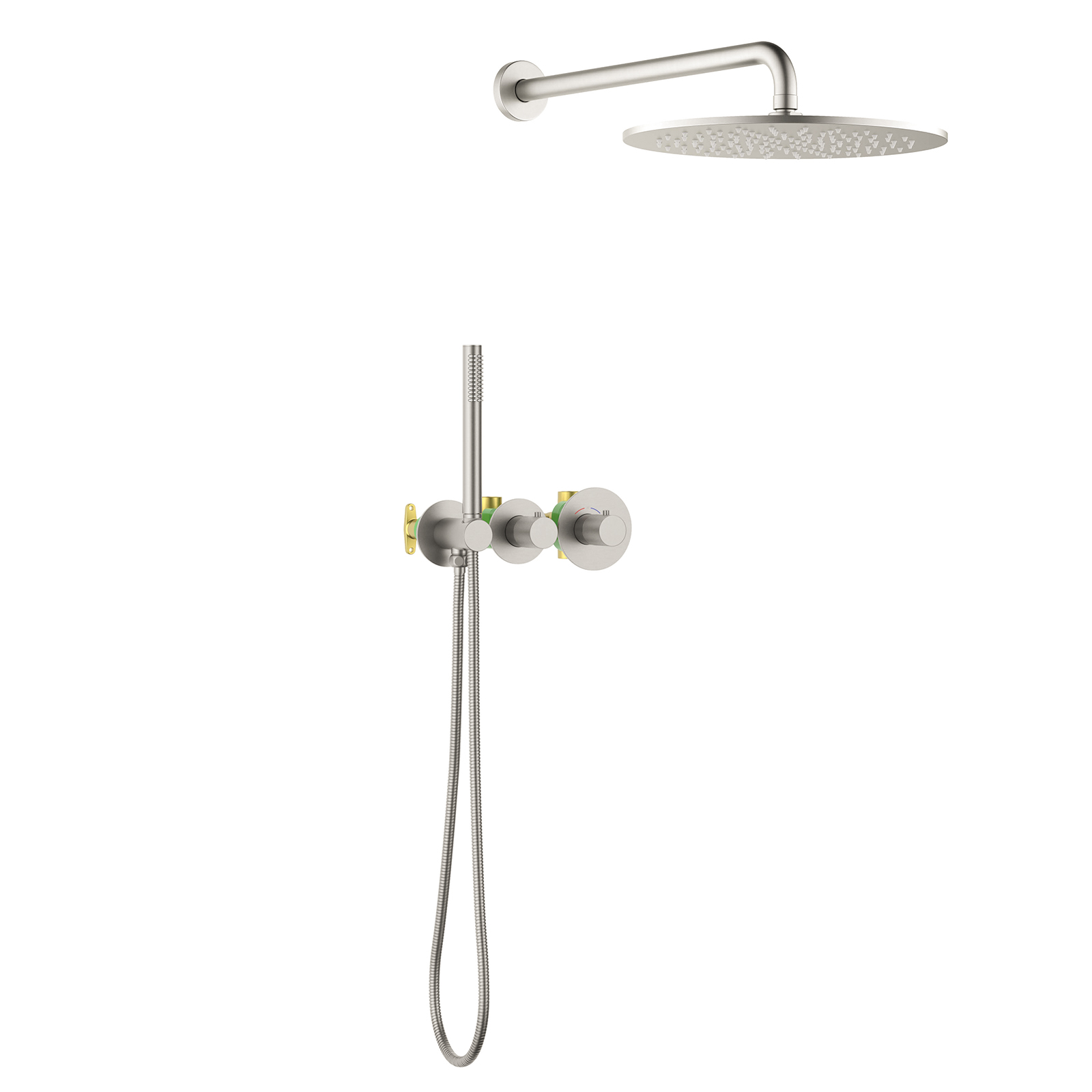 Встраиваемая душевая система с термостатом Timo Saona SX-2359/13SM никель