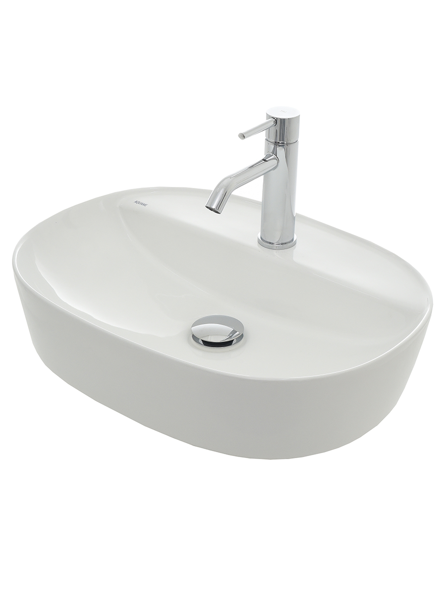 Раковина накладная 50.5см AQUAme AQM5002 белый