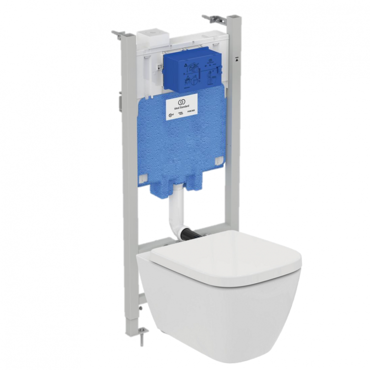 3 в 1 Промо-комплект 2,0 с инсталляцией PROSYS 2,0 R046367, унитазом Ideal Standard i.life B T461401 с сидением и крышкой T468301