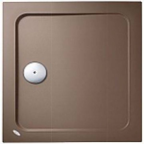 Душевой поддон из искусственного камня Jacob Delafon Flight 80x80 квадратный Светло-коричневый