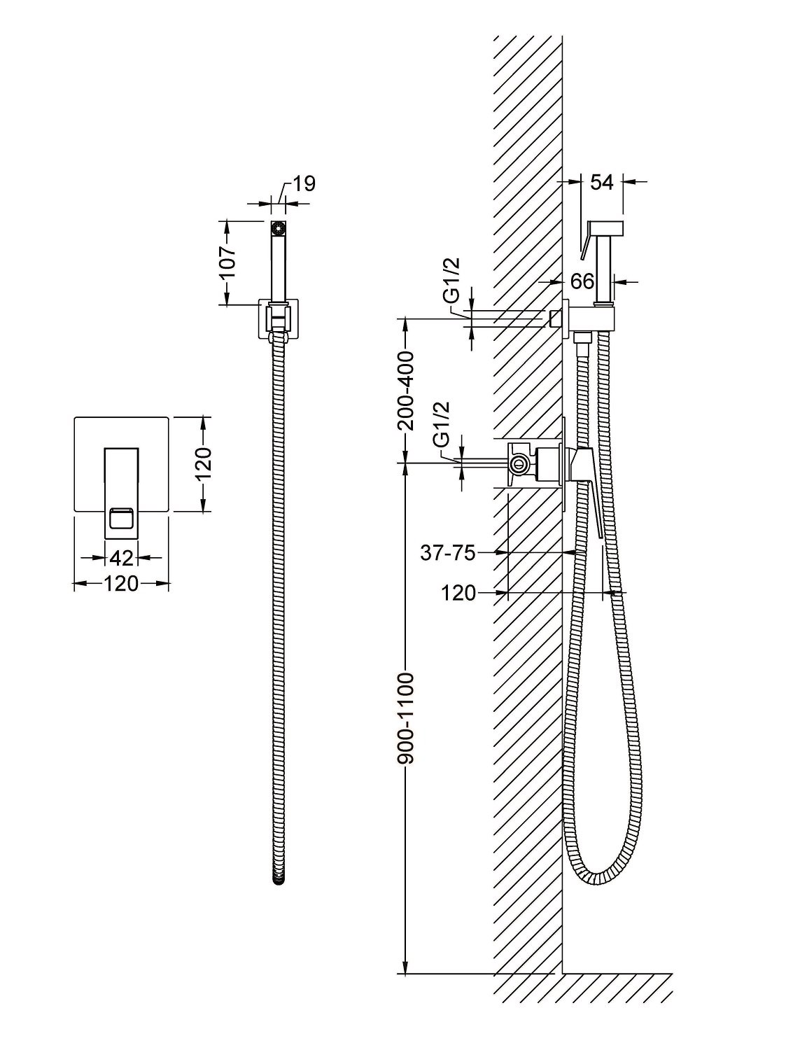 Смеситель для душа Timo Briana 7189/00SM хром