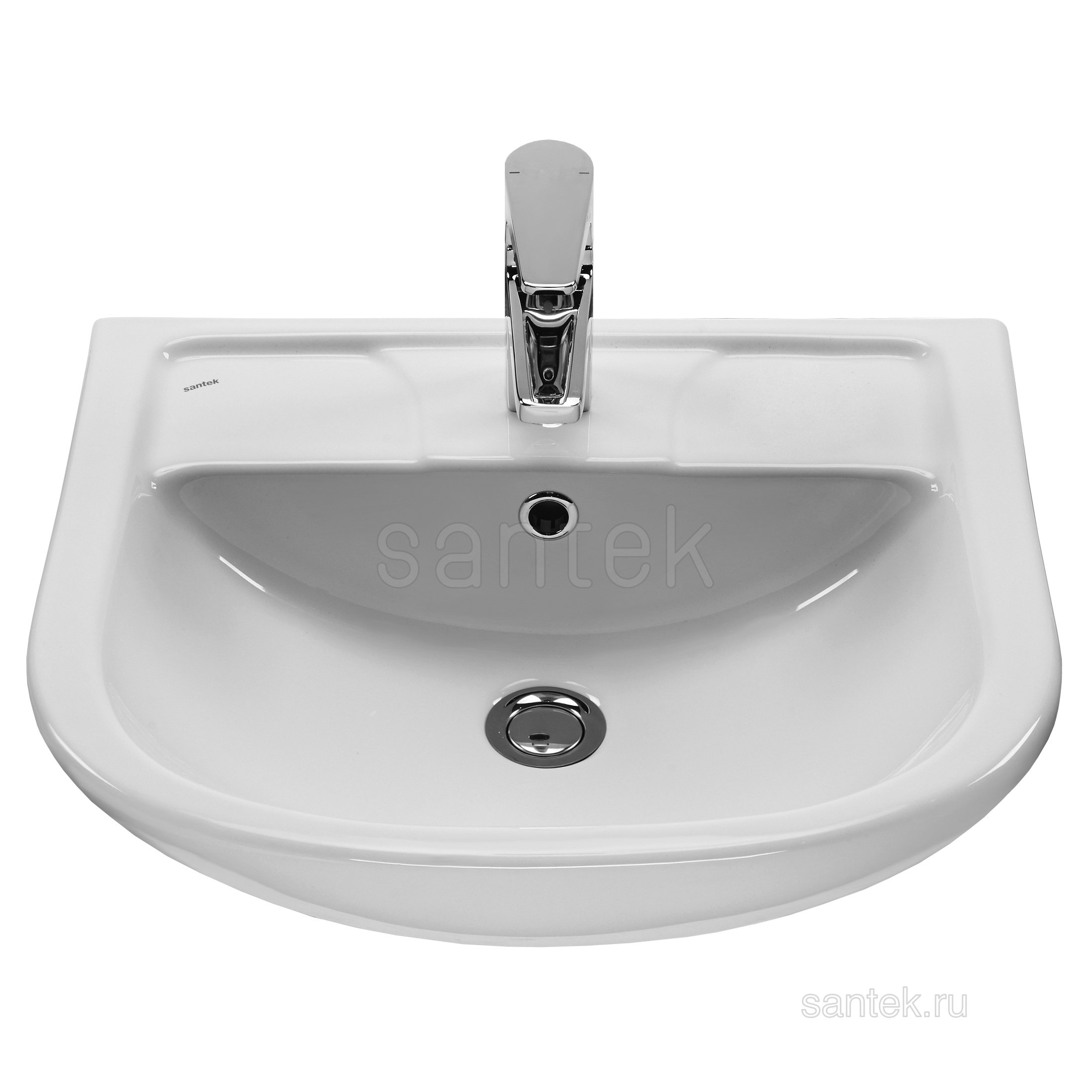 Раковина Santek Ладога 50 отверстие под смеситель 1WH110256