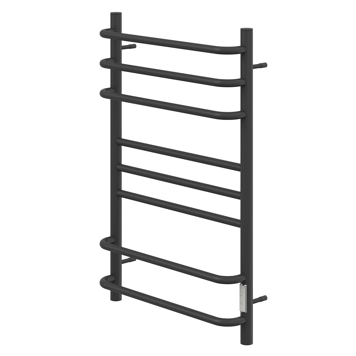 Полотенцесушитель электрический Point PN90858B П8 500x800 диммер справа, черный