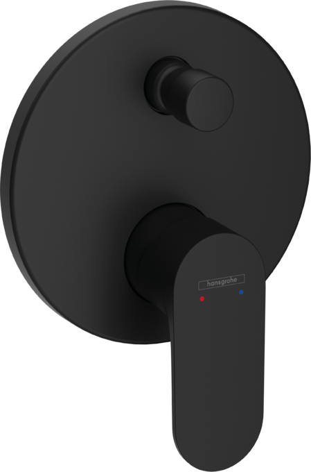 Смеситель для ванны с душем Hansgrohe Rebris S 72466670 черный матовый