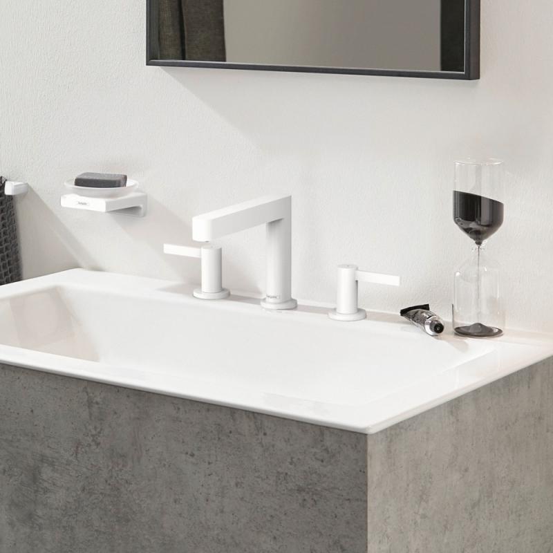Смеситель для раковины Hansgrohe Finoris 76033700 белый матовый
