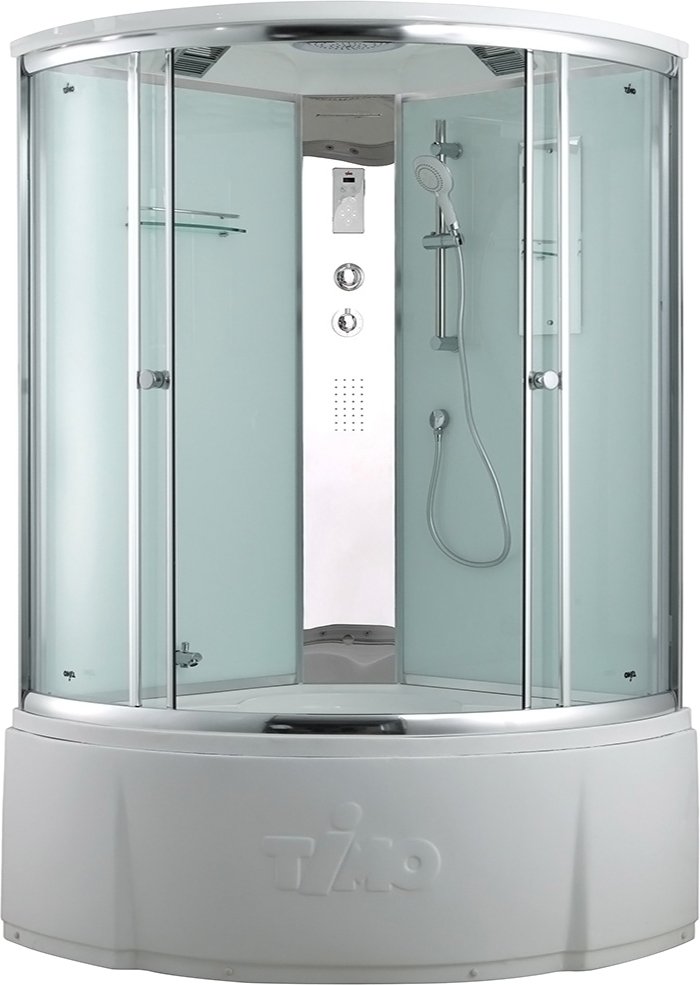 Душевая кабина Timo Comfort T-8835 C 135x135x220 профиль хром глянцевый, стекло прозрачное