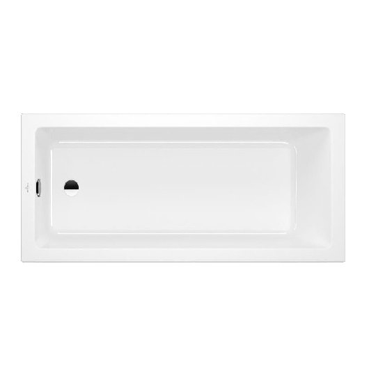 Акриловая ванна Villeroy & Boch Targa Plus 170х75 белый, слив в ногах