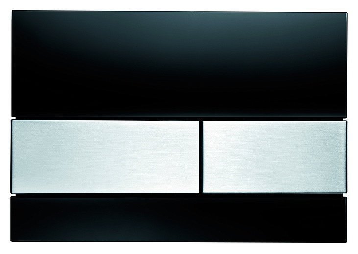Кнопка смыва TECE Square 9240806 черный/сталь