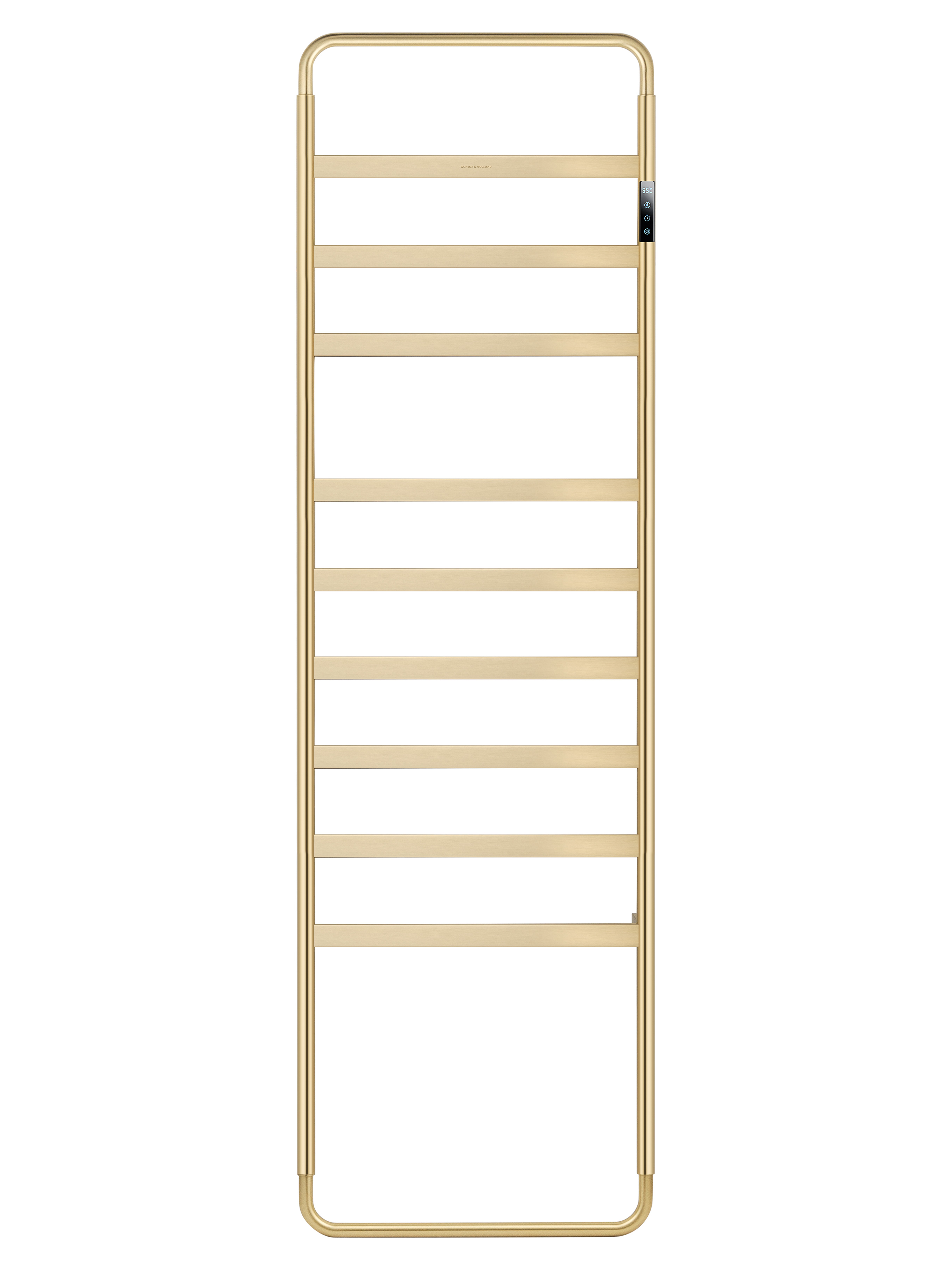 Полотенцесушитель электрический WONZON & WOGHAND DÜSSELDORF, Брашированное золото (WW-A204-BG)