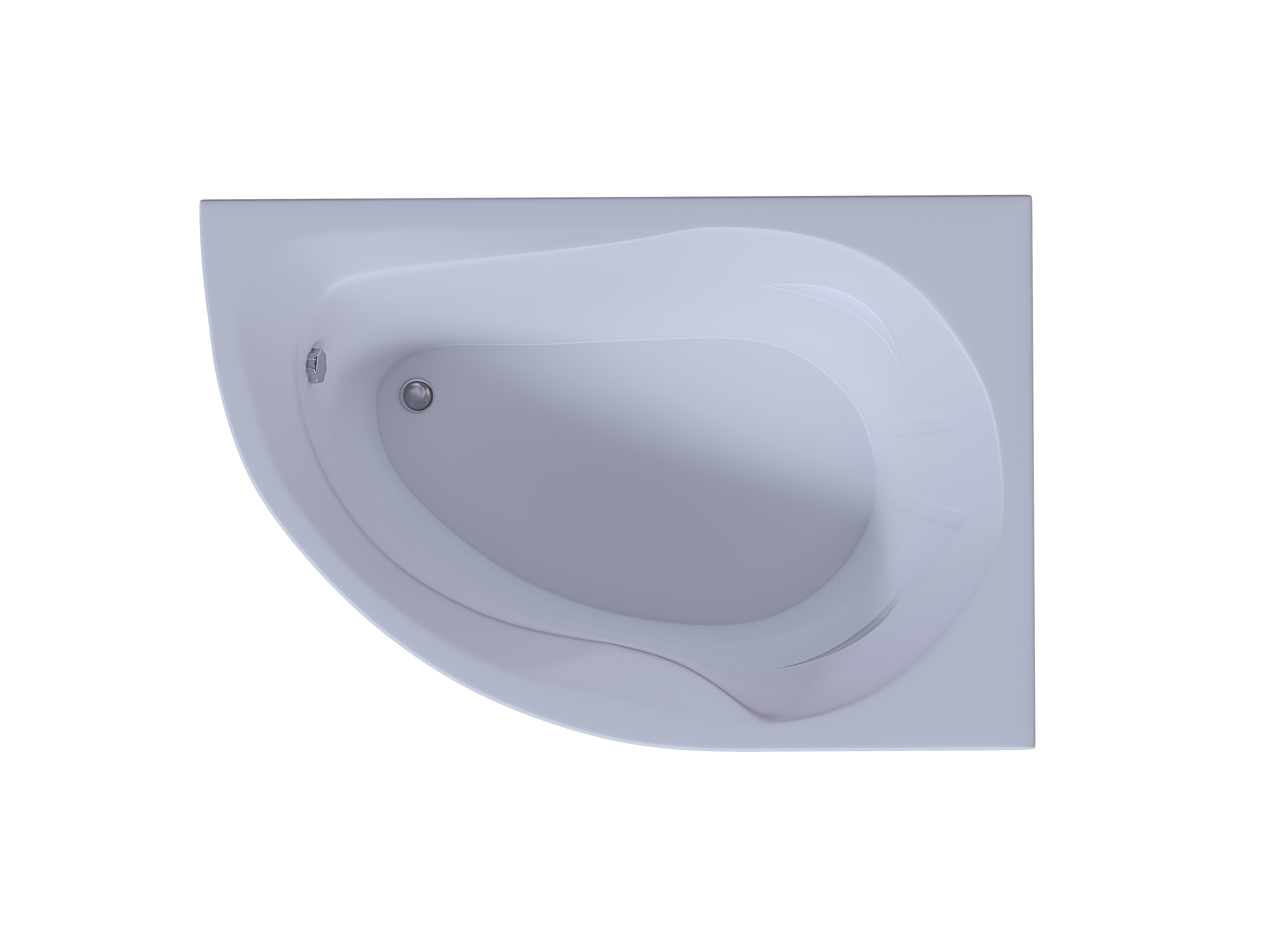 Акриловая ванна Aquatek Вирго 150x100 см R пустая с фр.экр.