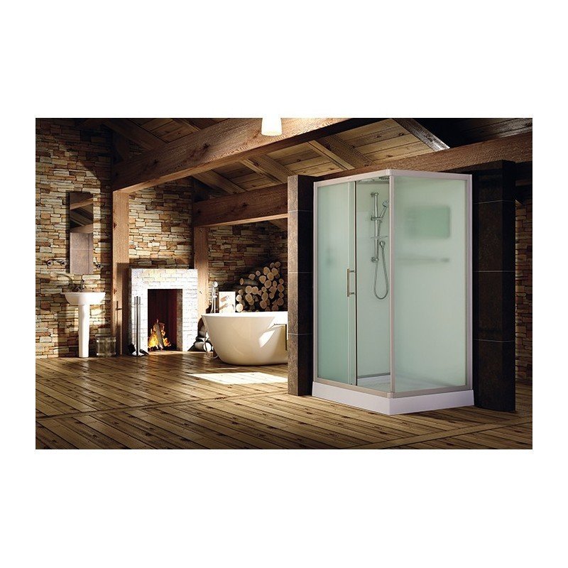 Душевая кабина Esbano ESKB129CKR 120x90x210см, профиль хром матовый, стекло рифленое