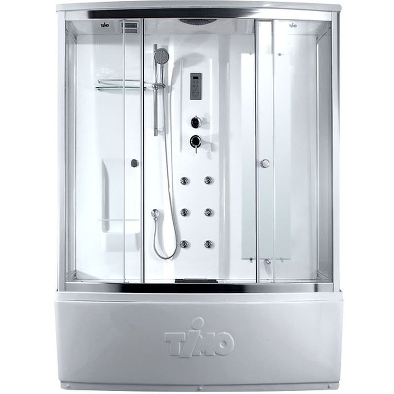 Душевой бокс Timo Lux T-7770 170x90 с большим зеркалом с гидромассажем
