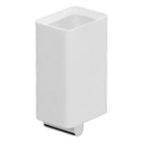 Стакан для зубных щеток Webert Living LV500301 Белый Хром