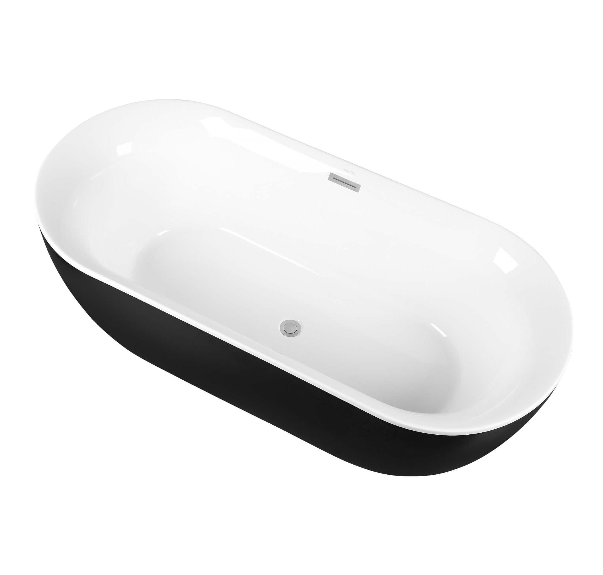 Ванна отдельностоящая 170х78см Aquatek АФИНА черный