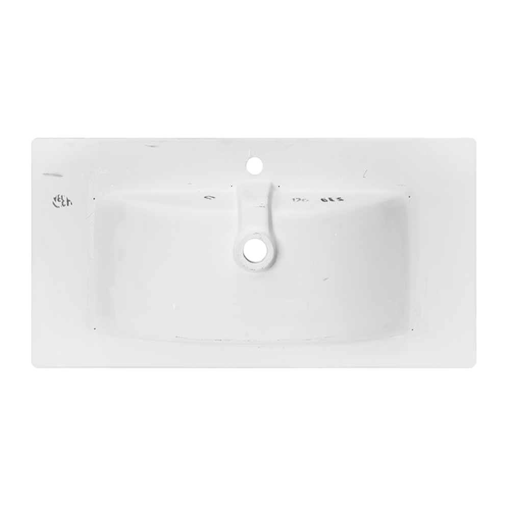 Раковина подвесная 90см Sanita Luxe Quadro QDR90SLWB01 белый