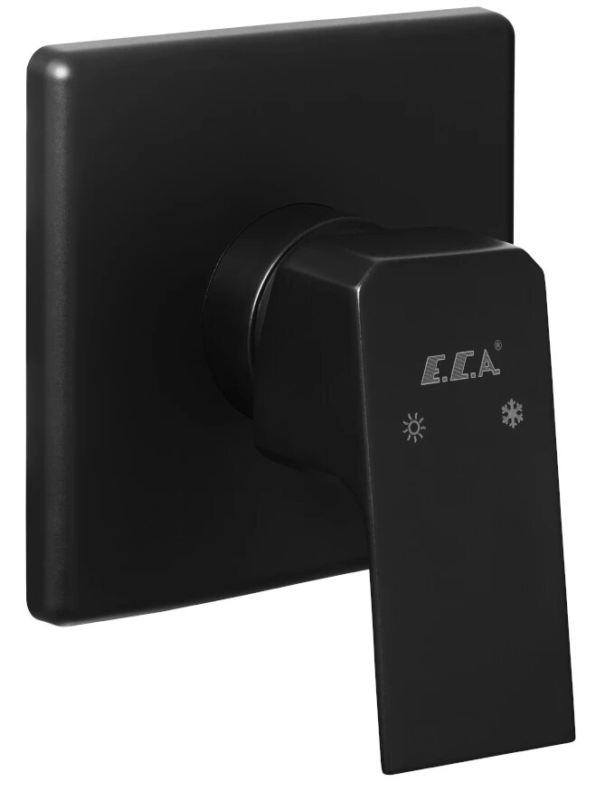 Смеситель для душа E.C.A Tiera 102167105C1EX-K черный матовый
