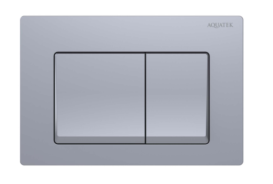 Кнопка смыва Aquatek Small TDI-0000006 хром матовый