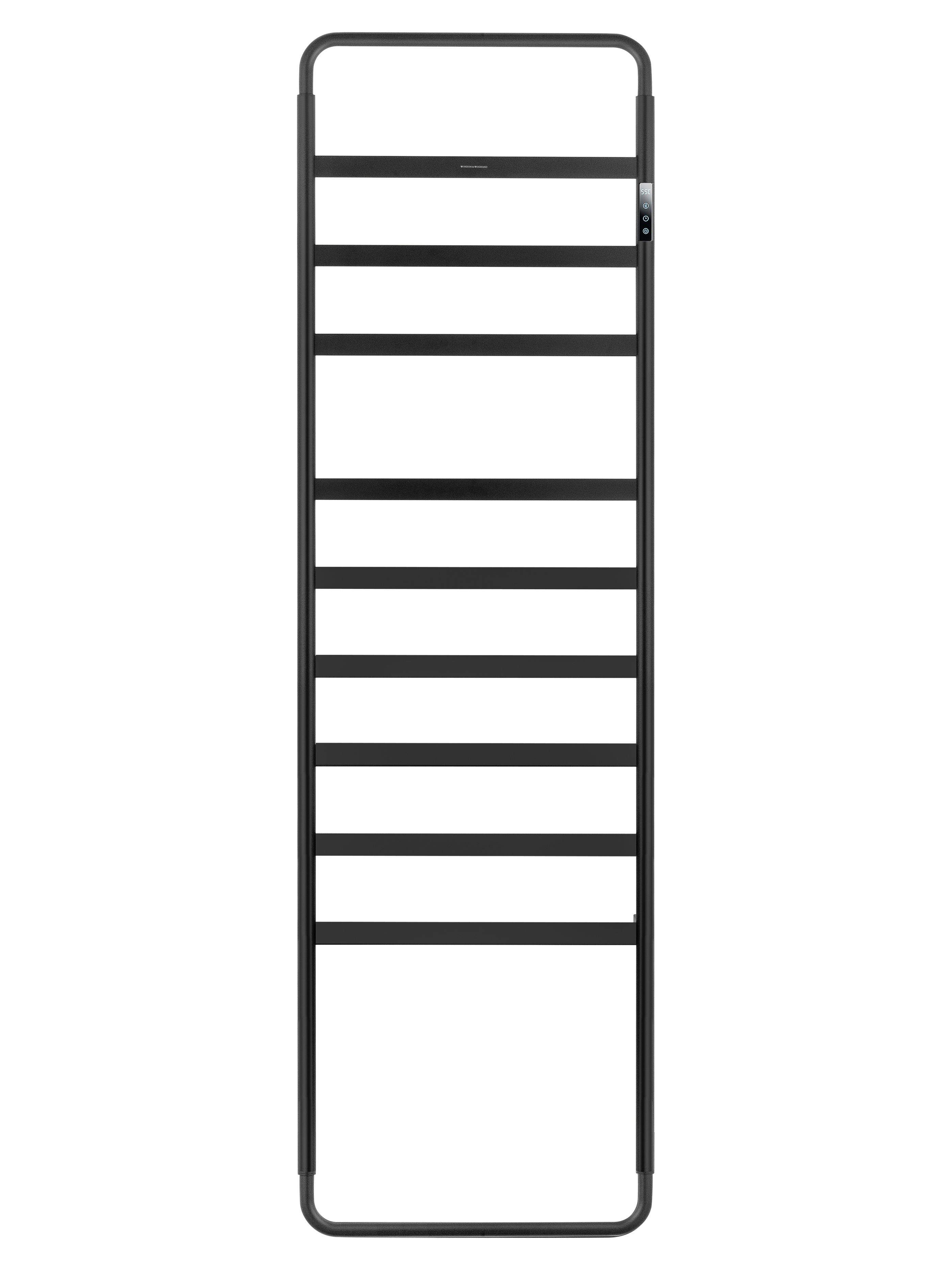 Полотенцесушитель электрический WONZON & WOGHAND DÜSSELDORF, Черный матовый (WW-A204-MB)