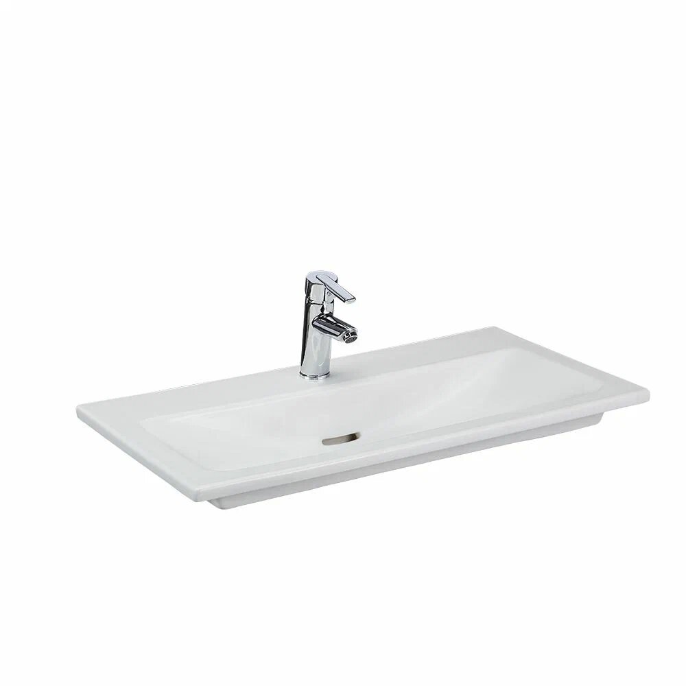 Раковина встраиваемая сверху 100см beWash Ontario 35021101 белый