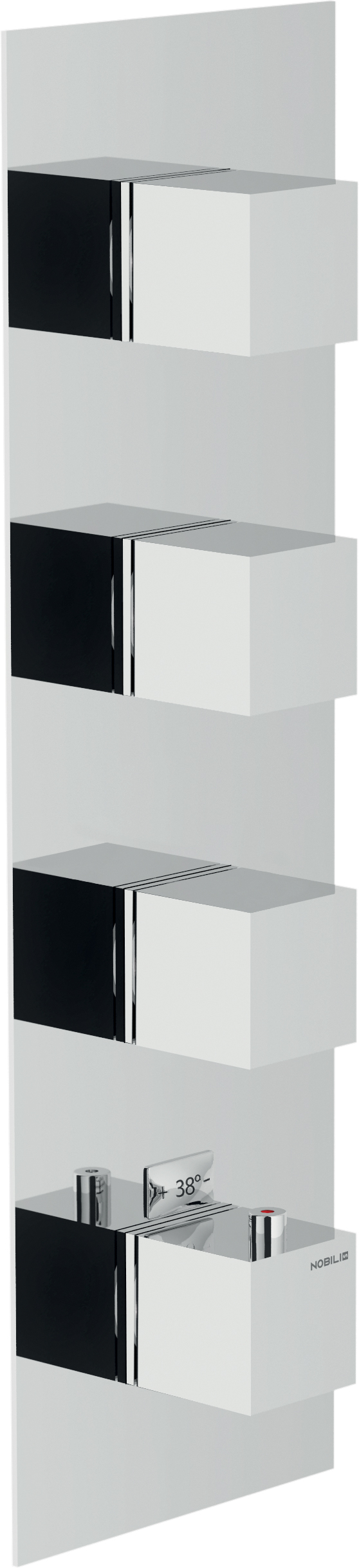 Термостат для душа на 4 выхода Nobili Seven WE00104/QCR хром