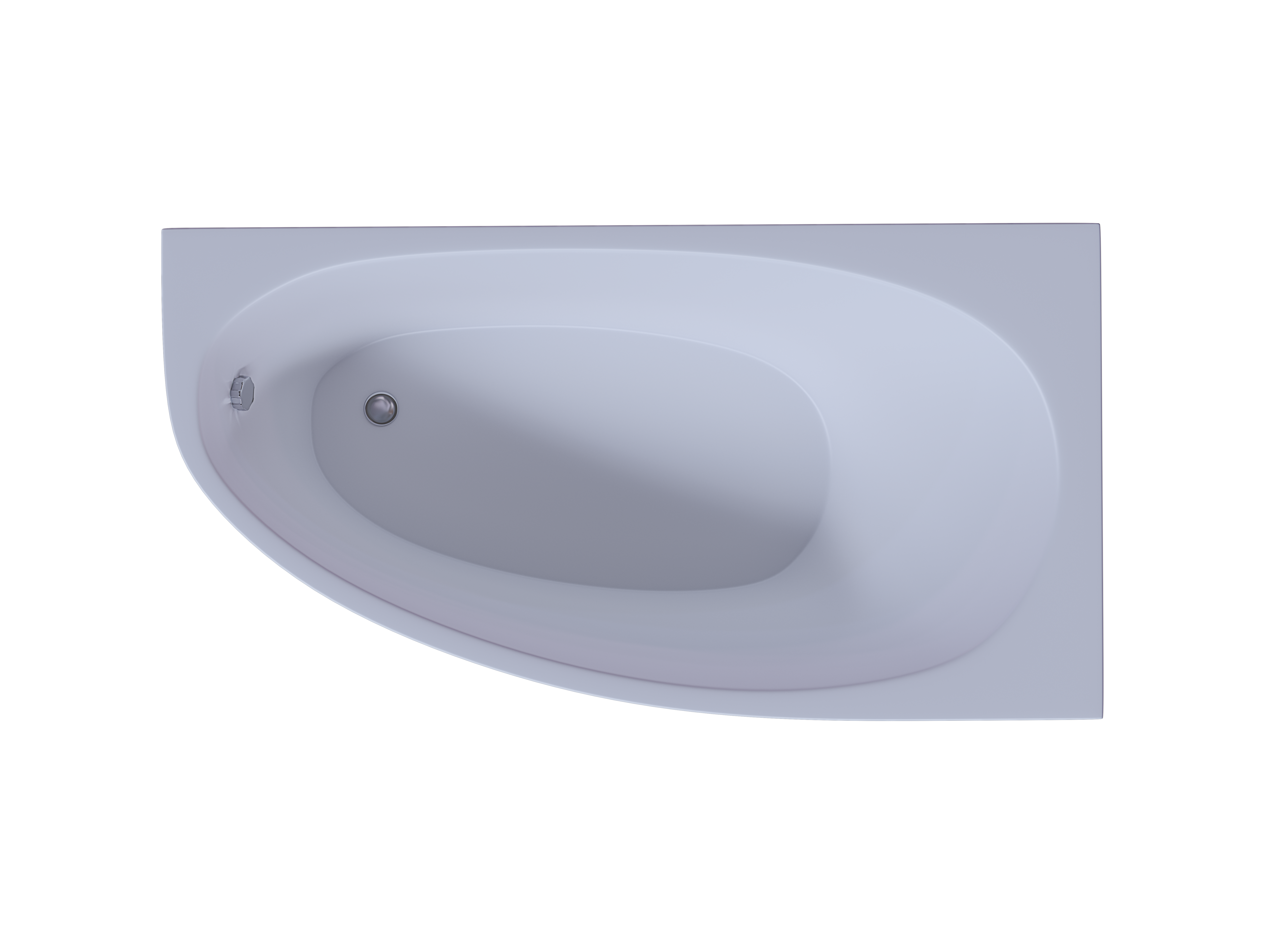 Акриловая ванна Aquatek Дива 170x90 см R