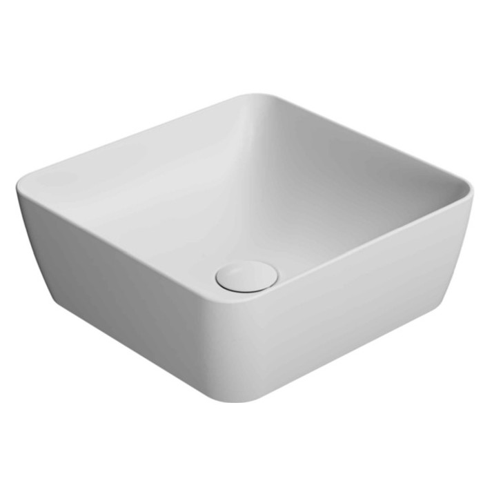 Раковина накладная 38см GSI Sand 903811 белая